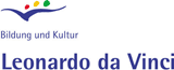 Logo of the european union program "Leonardo da Vinci".